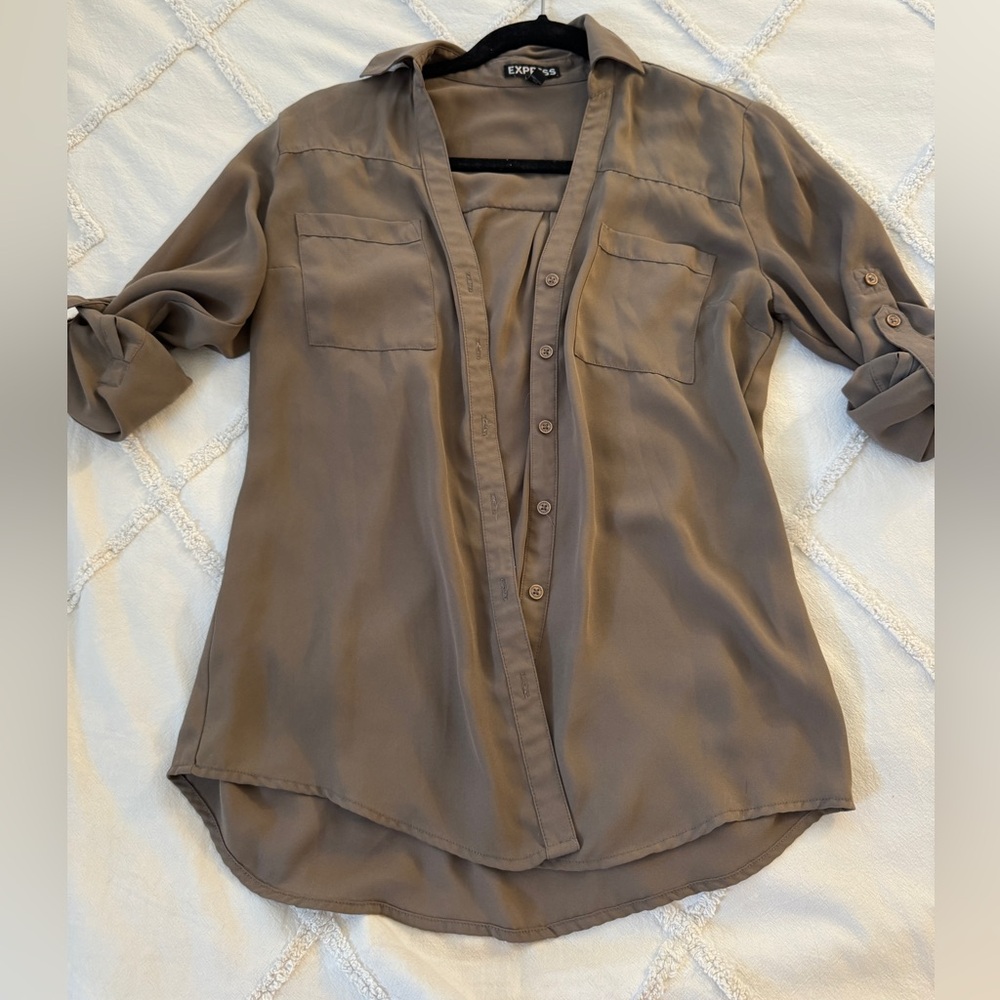 Express Portofino button down blouse